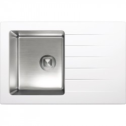 Кухонная мойка Tolero Twist TTS-760 №923 76 474117 белая